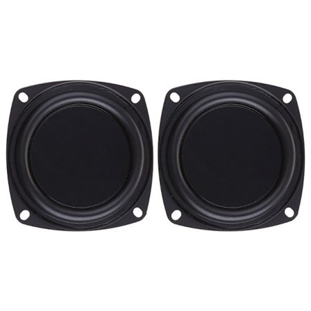 2 STK Basenhed Radiator Bas Passive Speaker 3" lavfrekvent højttaler membran Basen Radiator Bass Passiv højttaler
