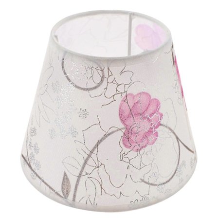 Vaihtolamppuvarjostin Kukka Kuvio Kangas Lamppuvarjostin Koristeellinen Pöytävalaisin Varjostin Satunnainen Tyyli