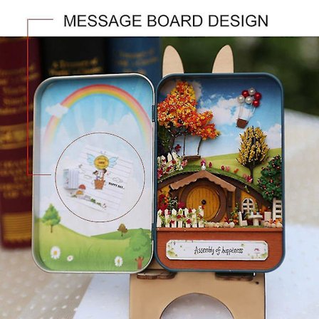 DIY Mini Dukkehustøy 3D Tre Design Barn Jenter Møbler Hus