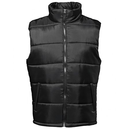 2786 Herr Plain Bodywarmer / Gilet Jacka S Svart