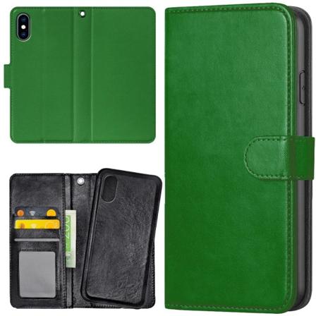 iPhone XR - Lommebok Deksel Grønn Green