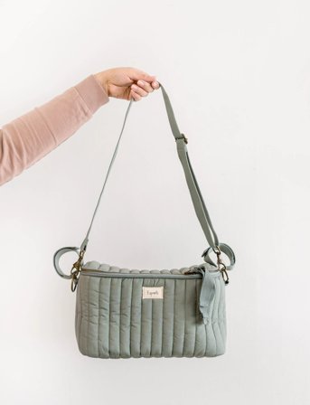 3 Sprouts 3 Sprouts Stroller Organizer, Quilt/Balsam Green - Green - ONE SIZE