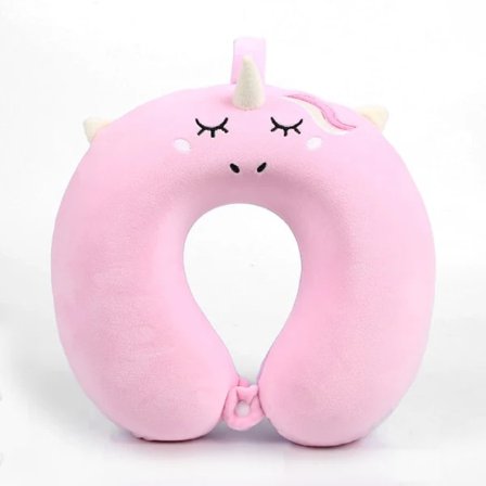 Kids Travel Neck Pillow, Unicorn Toddler Car Pillow, U-Shape