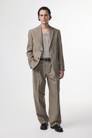 NN.07 Justin 10001 Pant Male Brown Certified Wool