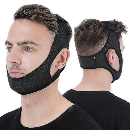 Anti Snore Chin Strap, Chin Straps For Snoring, Adjustable Snoring Solution Stop Snoring