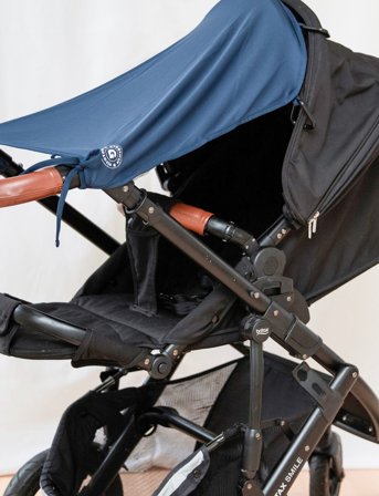 Geggamoja Uv Curtain - Navy - ONE SIZE