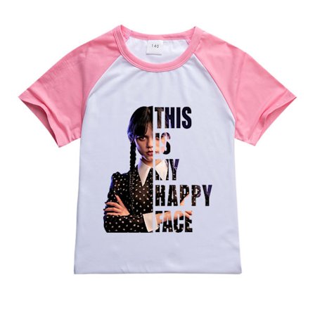 Wednesday Addams Printed Sports T-shirt Y5