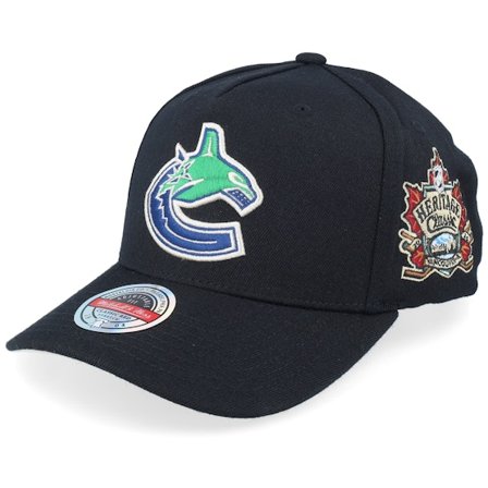 Mitchell & Ness - Negro adjustable Gorra - Hatstore Exclusive x Vancouver Canucks Black A-frame Adjustable @ Hatstore