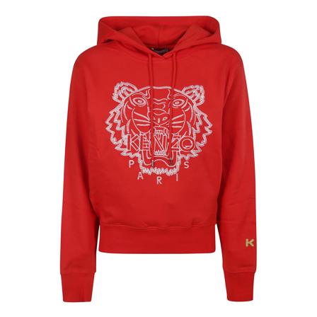 Kenzo, Sweatshirt Czerwony, Kobieta, Rozmiar: M