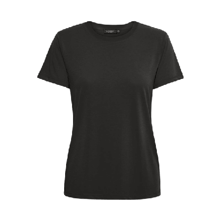 Soaked In Luxury SLColumbine Crew-Neck T-Shirt Överdelar Dam Svart L