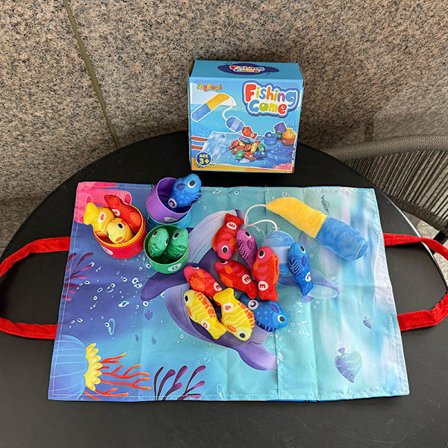 Varme Montessori leker baby fisk leker stoff krabbespill matte tredimensjonal tidlig utdanning opplysning