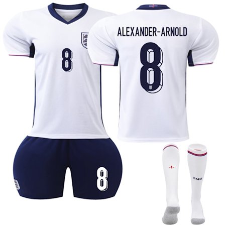 UEFA EM 2024 England Hemmafotbollströja Kit Nr 8 Arnold-FA11-