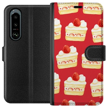 Plånboksfodral till Sony Xperia 5 III med Tårta