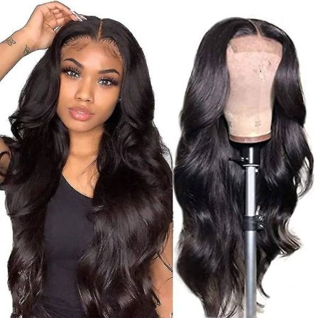 Body Wave Lace Front Peruk Menneskehår Pre-pull Bleach Knot