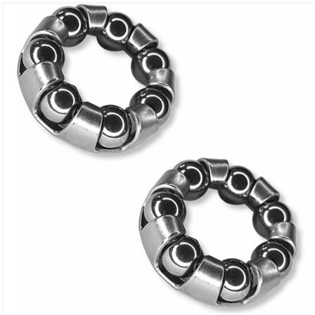 2 kpl Teräspallojen Kaapelikotelo Laakeri 13mm 20mm 7 Palloa 4.76mm Universaali