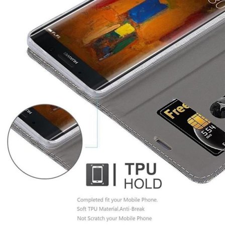 Cadorabo Fodral till Huawei MATE 9 PRO i GRÅ SVART