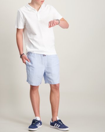 Tommy Hilfiger LINEN VISCOSE SHORT Blå Shorts Gutt - Kids Brand Store