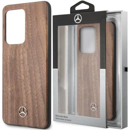 Mercedes MEHCS69VWOLB S20 Ultra G988 hard veske brun/brun Wood Line Valnøtt