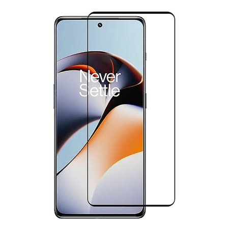 Skærmbeskytter til OnePlus 12R 5G/Ace 3 5G - Sided Lim, Hærdet Glas, Anti-Ridse, 3D Buet