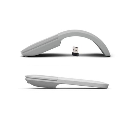 Arc Touch-mus, egnet for bærbar sammenleggbar mus, stille sammenleggbar Arc-mus for datamaskin Mac OS bærbar PC