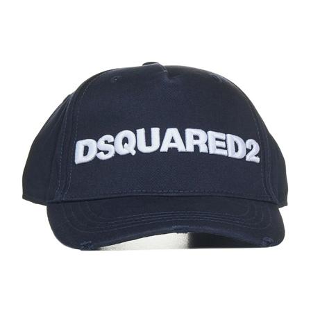 Dsquared2 Hoeds , Blauw , Heren , Maat: ONE Size Petten