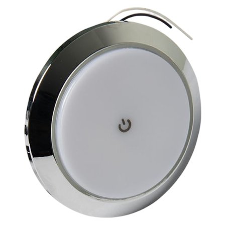 LED-panellampa för bilinteriör, tak, båt, husvagn - Dia. 14cm 24v