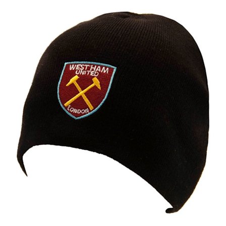 West Ham United FC Unisex Vuxenmössa En Storlek Svart