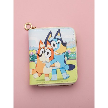 Bluey Tegneserie Myntpung – Kort Holder for Barn og Studenter, Anime-stil