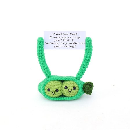 Positiv energidocka stickad grönsaksdocka 4 4