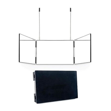 3-veis veggspeil selvklippende hår, 360 frisørspeil bærbart sminkespeil Trippelspeil for klipping av trimming Barberhals