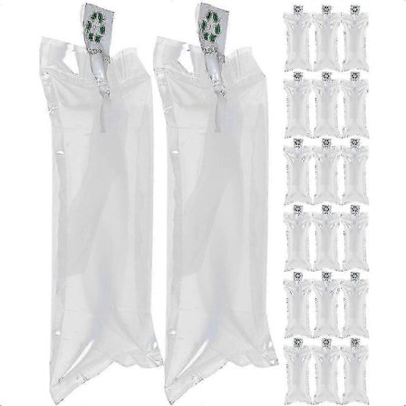 Luftboble-pudeposer, 100 stk., klar, oppustelig emballage