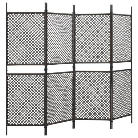 Vidaxl Staketpanel Konstrotting 2,4x2 M Brun Brun