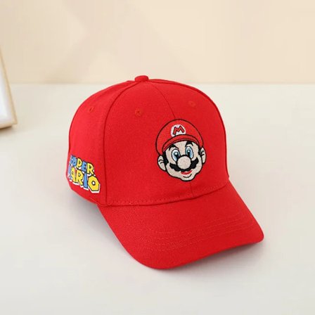 Doitbest 2024 Barn Baseball Cap Sommar Hip Hop Mario Tecknad Höst Barn Sol Hattar Pojkar Flickor Kepsar Snapback Gorras Peaked Hat