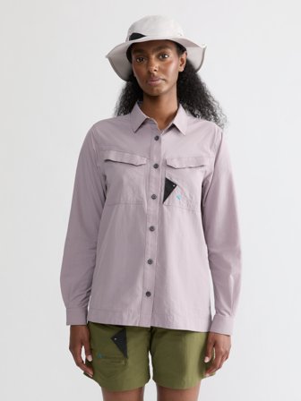 Klättermusen Syn LS Shirt Damen - Purple Dove - M