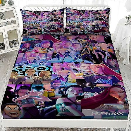 Uusi Demon Hunters -vuodevaatesetti Demon Hunters -lakana setti 2025