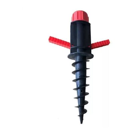 Rød Parasolfod, 19-32 mm Diameter, til Camping & Strandbrug