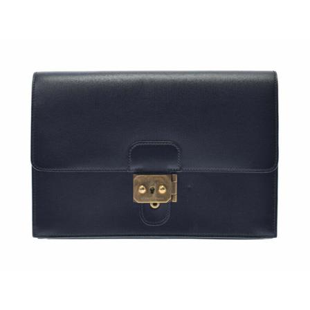 Hermès Vintage, Pre-owned Clutch Zwart, Dames, Maat:ONE Size
