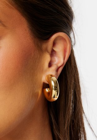 BY JOLIMA Ivy Chunkey Hoops Gold Klær