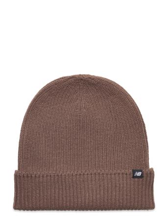 Watchmans Winter Beanie Accessories Headwear Beanies Brun New Balance*Betinget Tilbud