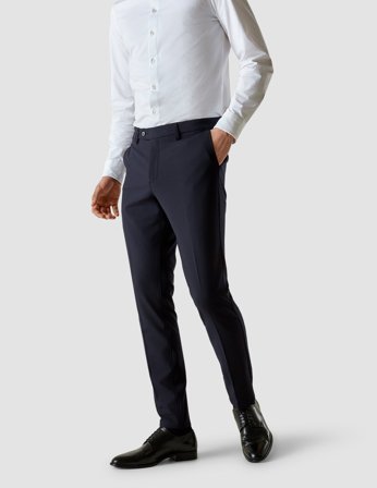 Shaping New Tomorrow - Essential Suit Pants - Midnight Blue - Regular Fit - Herr - Storlek 32/28