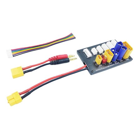 Parallelopladningstavle Nem Tilslutning 6S Balance Board til XT90 XT30 EC3 EC5 T XT60 til Batteri Nem Tilslutning