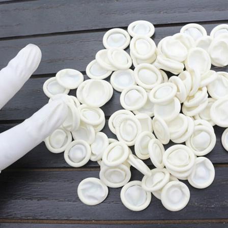 20st / 100st Engångsfingerbäddar I Latexgummi Sätter Fingertoppen