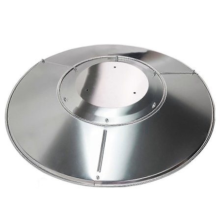 Varmeskjold for terrassevarmer, Propangasvarmere reservedel - Toppkuppel, 3-hulls montering, 3 tommer