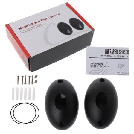 Automatisk port Sikker infrarød detektorsensor til svingende skydende garageportdørsikkerhed Infrarød strålesensor fotoceller