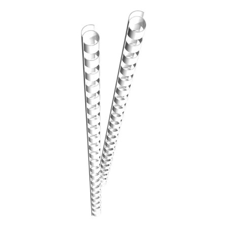 GENIE Spiralbinderücken 6mm weiß 25 Stk