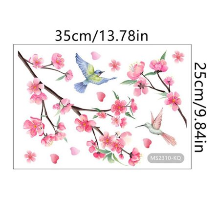 2st väggdekal självhäftande väggmålning 10 10