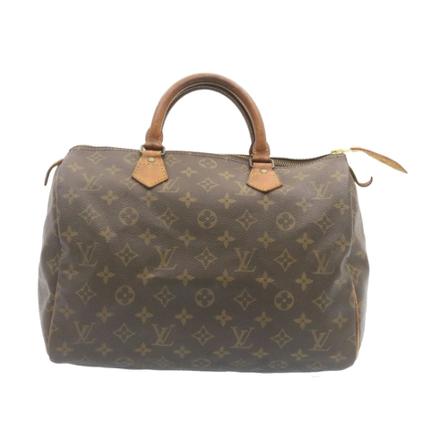 Louis Vuitton Vintage, Pre-owned Speedy 35 Monogram Handbag Bruin, Dames, Maat:ONE Size