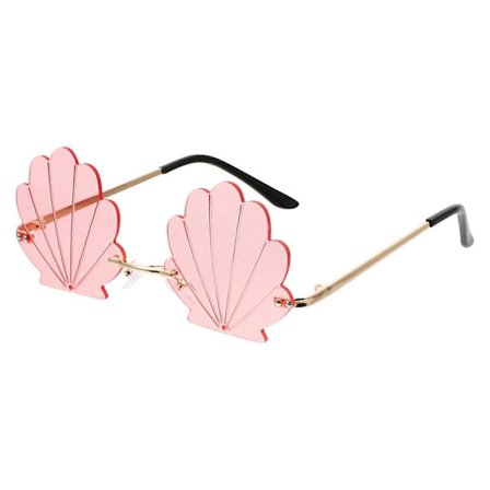 Sjove solbriller muslingeskalsformede briller nyhed sjove briller til voksne børn sommerfest foretrækker