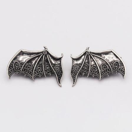 Halloween Batvingar Hårclips Gotiska Hårclips Metall Batvingar Hårstift Vintage Punk Cosplay Håraccessoarer för