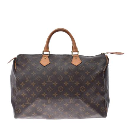 Louis Vuitton Vintage, Pre-owned Speedy 35 Monogram Handbag Bruin, Dames, Maat:ONE Size